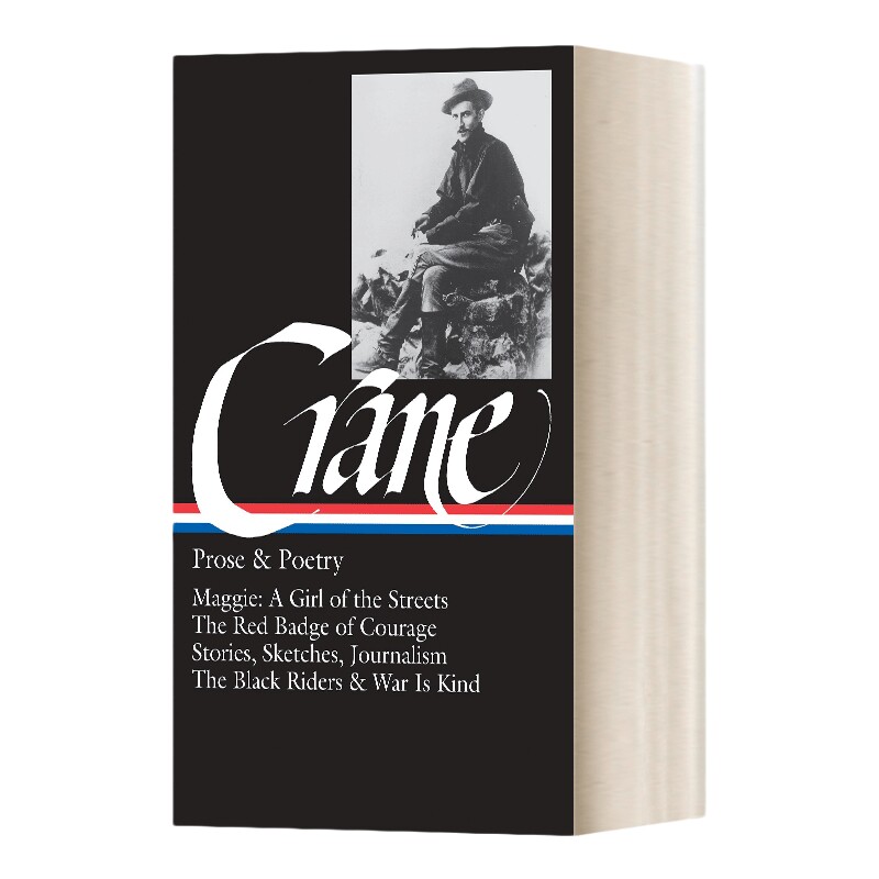 英文原版 Stephen Crane Prose & Poetry (LOA #18) 斯蒂芬·克莱恩 散文和诗歌 精装 英文版 进口英语原版书籍 小说