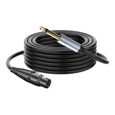 3.5mm转卡侬母电容麦克风音频线