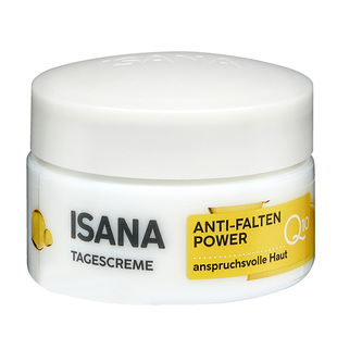 德国ISANA Q10抗皱补水保湿紧致日霜减少皱纹细纹修复面霜抗氧化