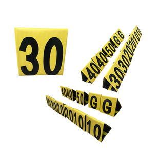 美式橄榄球sideline marker比赛用具 场地标识码牌不包邮发到付