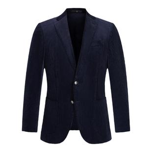 【秋上新】LAMPO/蓝豹男士休闲西服外套灯芯绒商务西装