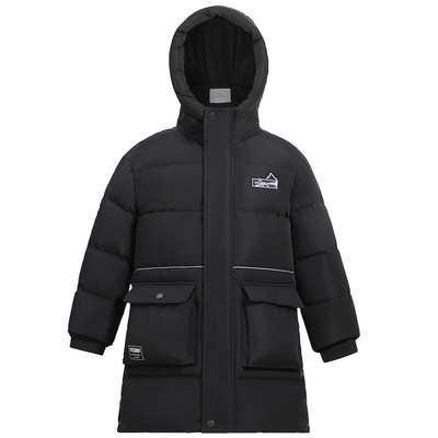 英氏中长款加厚保暖童羽绒服