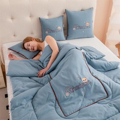 加厚折叠抱枕被子两用车载靠垫枕头被办公室沙发午睡空调被二合一