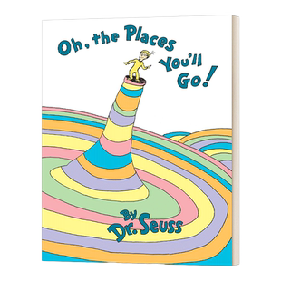 英文原版 Oh the Places You'll Go 苏斯博士 你要去往多少美妙的地方 Dr. Seuss 英文版 精装进口英语原版书籍儿童图书