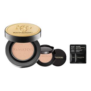 毛戈平奢华鱼子气垫持妆粉底液服帖无暇持久不脱妆遮瑕提亮肤色