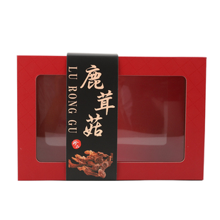 新款鹿茸菇包装盒折叠盒250克500克干货山珍鹿茸菌礼品盒礼盒空盒