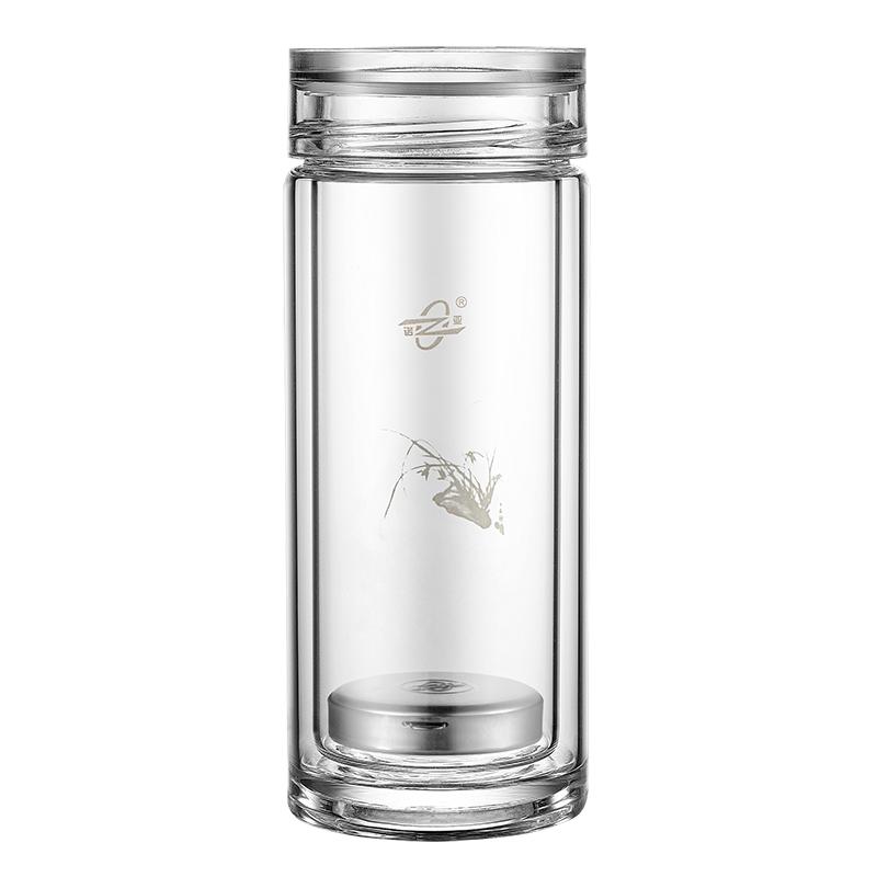 诺亚养生玻璃真空办公室便携口杯