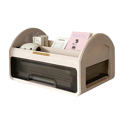 ins风高级感化妆品桌面收纳盒