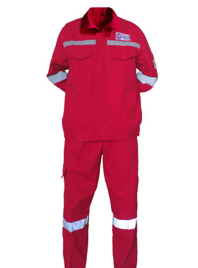 纯棉工作服套装焊工中海油劳保服
