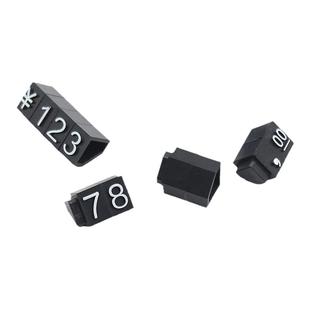 商品价格牌微型塑料珠宝手表标价牌首饰精美数字粒标签牌迷你豆价码价钱牌组合式标价签