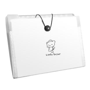 a4风琴包文件袋多层文件夹学生用透明插页试卷整理神器大容量资料册卷书夹子科目分类收纳袋作业