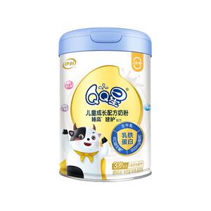 伊利QQ星健护4段3岁以上儿童成长配方高钙牛奶粉800g*2罐旗舰店