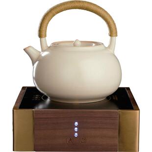 容山堂苏打釉茶壶煮茶器实木电陶炉大陶壶泡茶新款烧水壶功夫茶具
