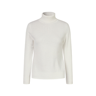 皮皮狗纯羊绒衫女套头基础高领新款毛衣打底羊绒针织衫