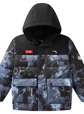 安踏儿童羽绒服热返加厚款雪壳