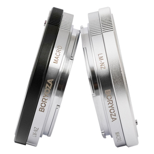 BORYOZA徕卡m转尼康z微距环合焦提示LM-NZ转接环近摄z卡口调焦筒