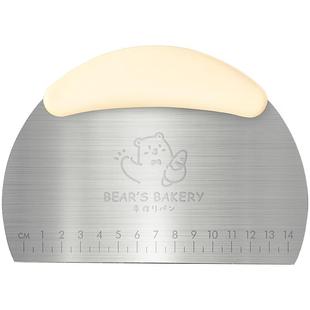 川岛屋不锈钢切面刀食品级刮板烘焙工具蛋糕馒头刮刀切面团专用刀