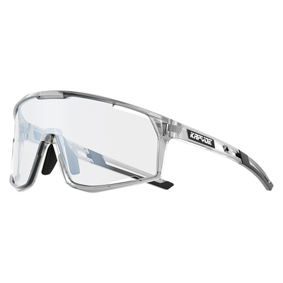 KAPVOE变色骑行眼镜偏光炫彩防风
