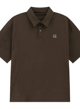 ACTUP复古短袖男POLO衫速干透气