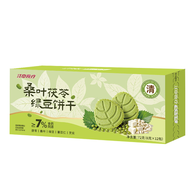江中食疗桑叶茯苓绿豆饼干