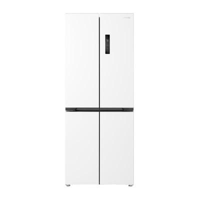 美的超薄421法式多门双开门零嵌入式白色电冰箱家用风冷无霜一级