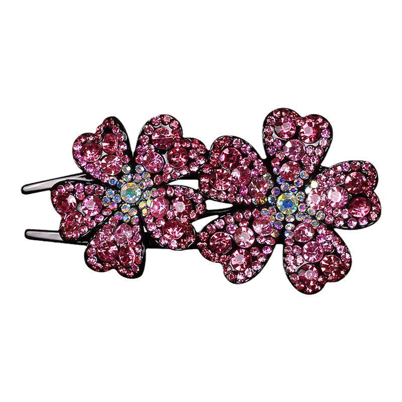 韩国发夹女大号后脑勺水钻发饰夹子头饰妈妈盘头发气质鸭嘴夹发卡