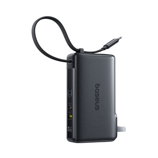 倍思充电宝67W氮化镓充电器三合一插头10000毫安移动电源35W快充