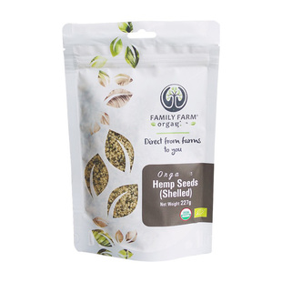 Family Farm Organics即食火麻仁籽脱壳健身营养蛋白Hemp Seeds