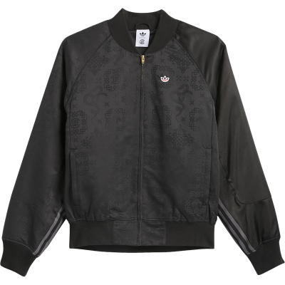 Adidas/阿迪达斯正品三叶草男士印花保暖运动棉服外套JD3543
