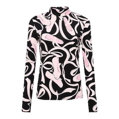 DVF粉色梦舞芭蕾针织打底衫