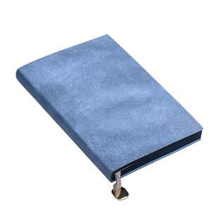 文创艺新款简约笔记本本子A5商务办公专用高级记事本高级质感烫金软面加厚工作办公会议记录本子定制可印logo