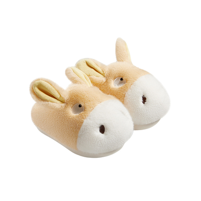 朴西小毛驴儿童棉拖鞋女童秋冬