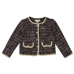 IVY HOUSE常春藤儿童装女童秋季款 小香风外套短裤亲子装洋气长袖