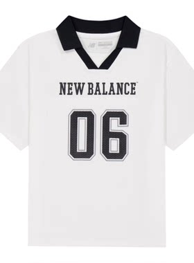 Newbalance童装POLO领短袖T恤