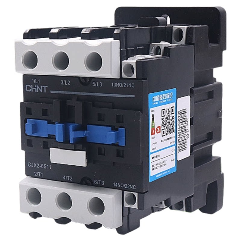 正泰正品交流接触器三相60a正泰单相三级CJX2-6511 220V 36V 110V