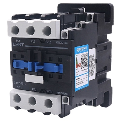 正泰正品交流接触器三相60a正泰单相三级CJX2-6511 220V 36V 110V