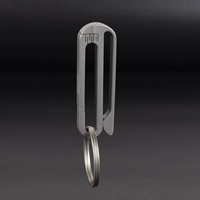 Титановая пряжка типа B + титановое кольцо 30 мм.