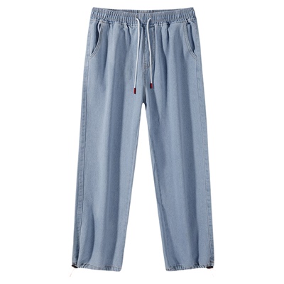 NASA官方进口美式潮牌牛仔长裤