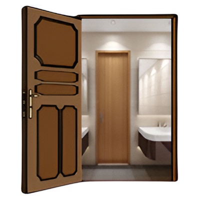 入户门对下楼梯化解五帝钱大门对上楼梯吉祥结挂件隐形泰山石门贴