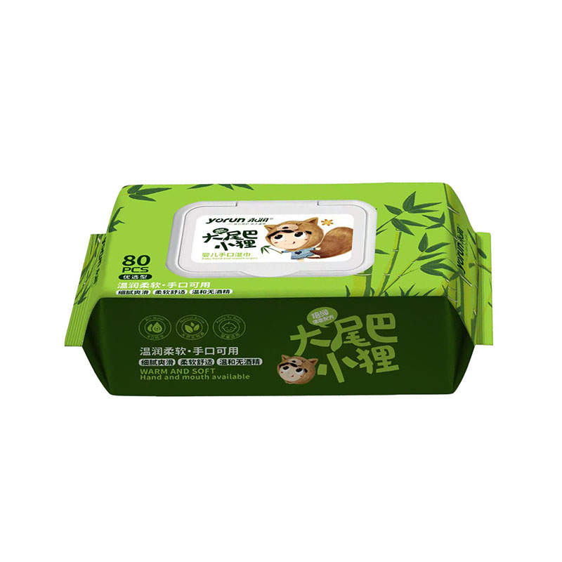 大尾巴小狸80片纯水湿巾手口可用