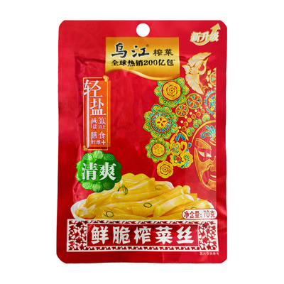 乌江涪陵榨菜鲜脆菜丝下饭菜咸菜