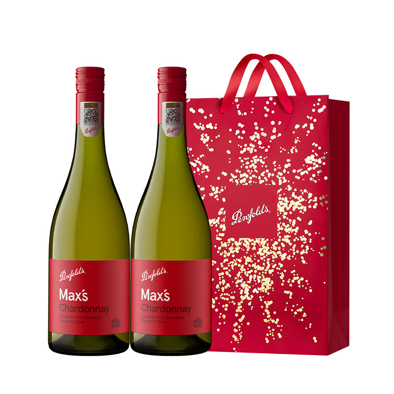奔富麦克斯霞多丽干白葡萄酒MAX'S澳洲进口官方正品行货旗舰店