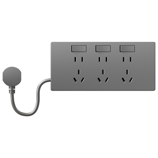 扩展式插座86型超薄面板免接线多功能向左拓展插座转换器原位替换