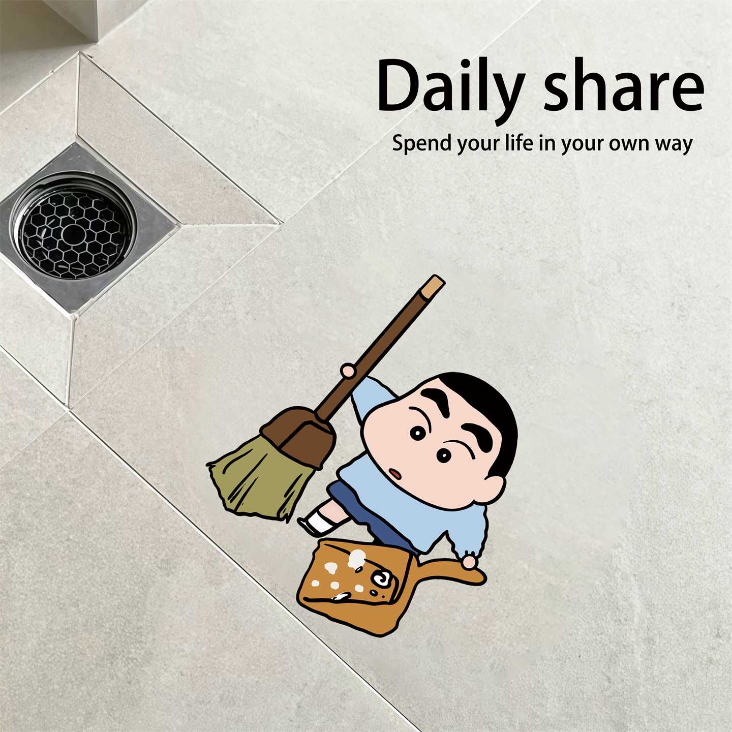 地板贴纸地面遮丑遮瑕贴画卡通可爱瓷砖贴地贴自粘防水防滑耐磨贴