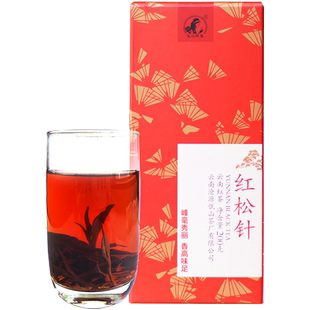 佤山映象 云南滇红茶叶金丝 工夫红茶 蜜花果香 散装茶红松针200g