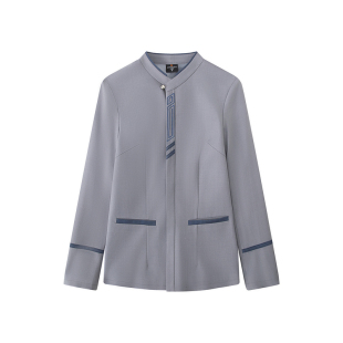 客房保洁工作服女酒店宾馆服务员阿姨短袖服装物业售楼部秋夏套装