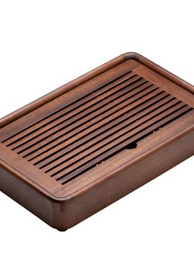榜盛胡桃木茶盘茶具托盘家用