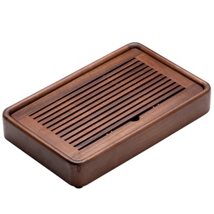 榜盛胡桃木茶盘小型家用茶台一人储水排水茶海茶具托盘实木干泡盘