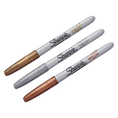Sharpie金属色签名笔高光彩绘