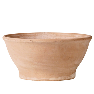 青野帝罗马多肉红陶粗陶碗北欧透气阳台户外花园庭院种球专用花盆